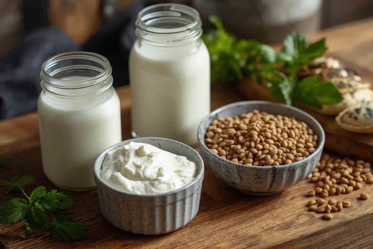 kefir yogurt greco tempeh lenticchie