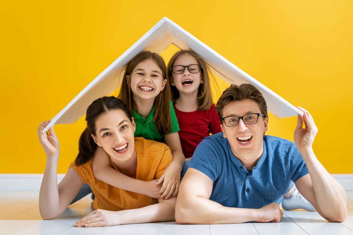 una famiglia sotto un tetto