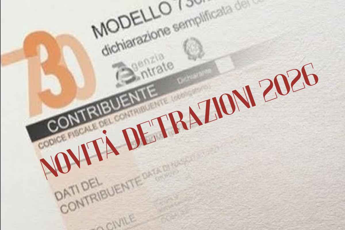 modello 730 e scritta novità detrazioni 2026
