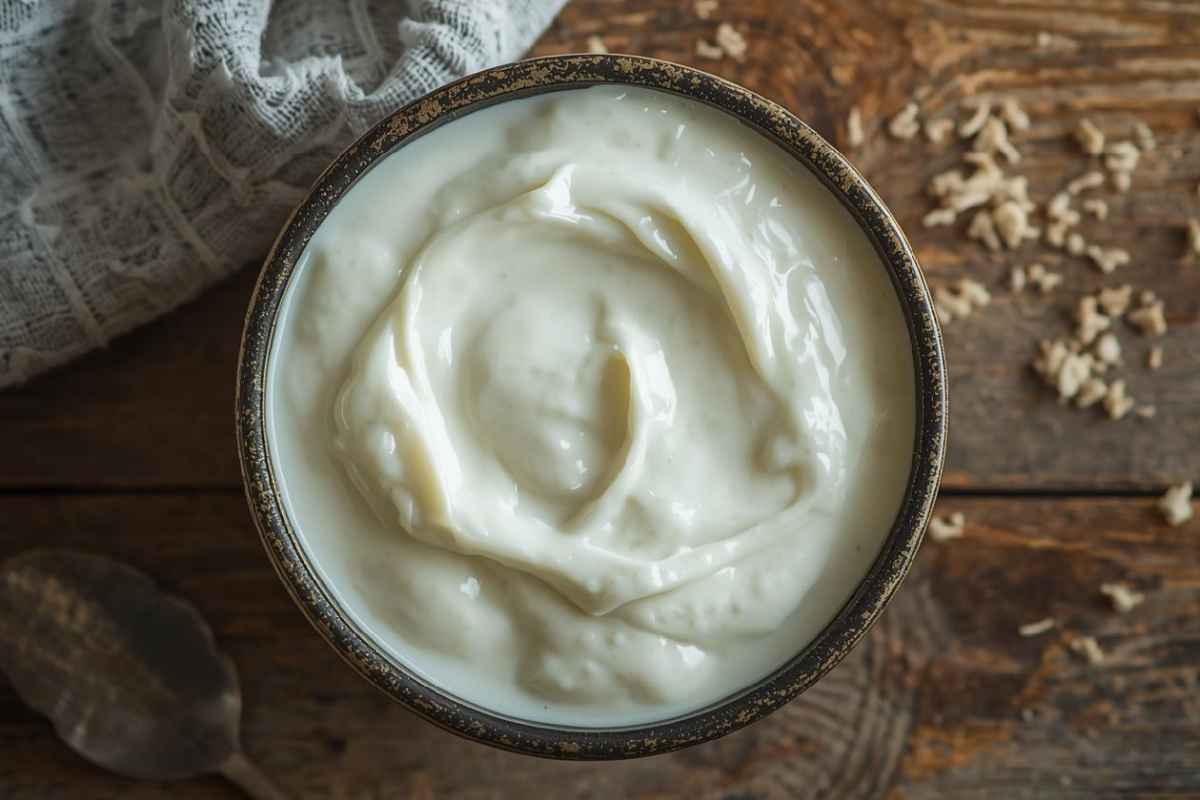 yogurt greco nella scodella