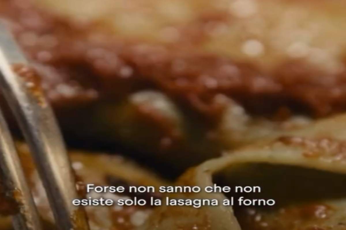 Un momento della puntata di 4 Ristoranti sulla lasagna