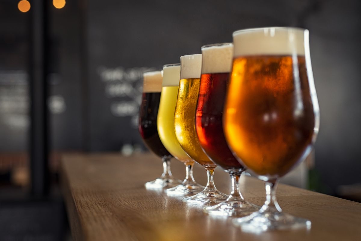 birra alla spina in bicchiere