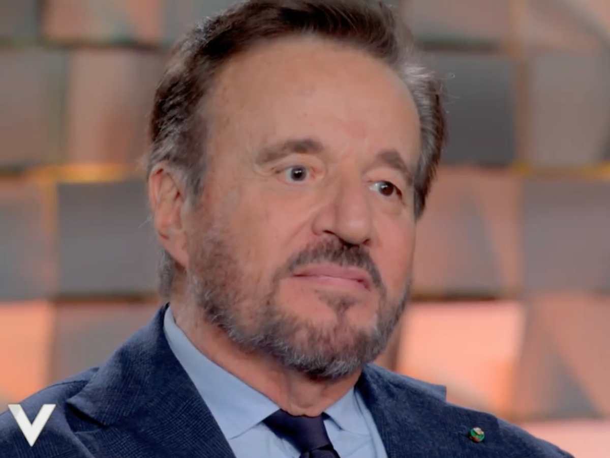 christian de sica nel salotto di verissimo