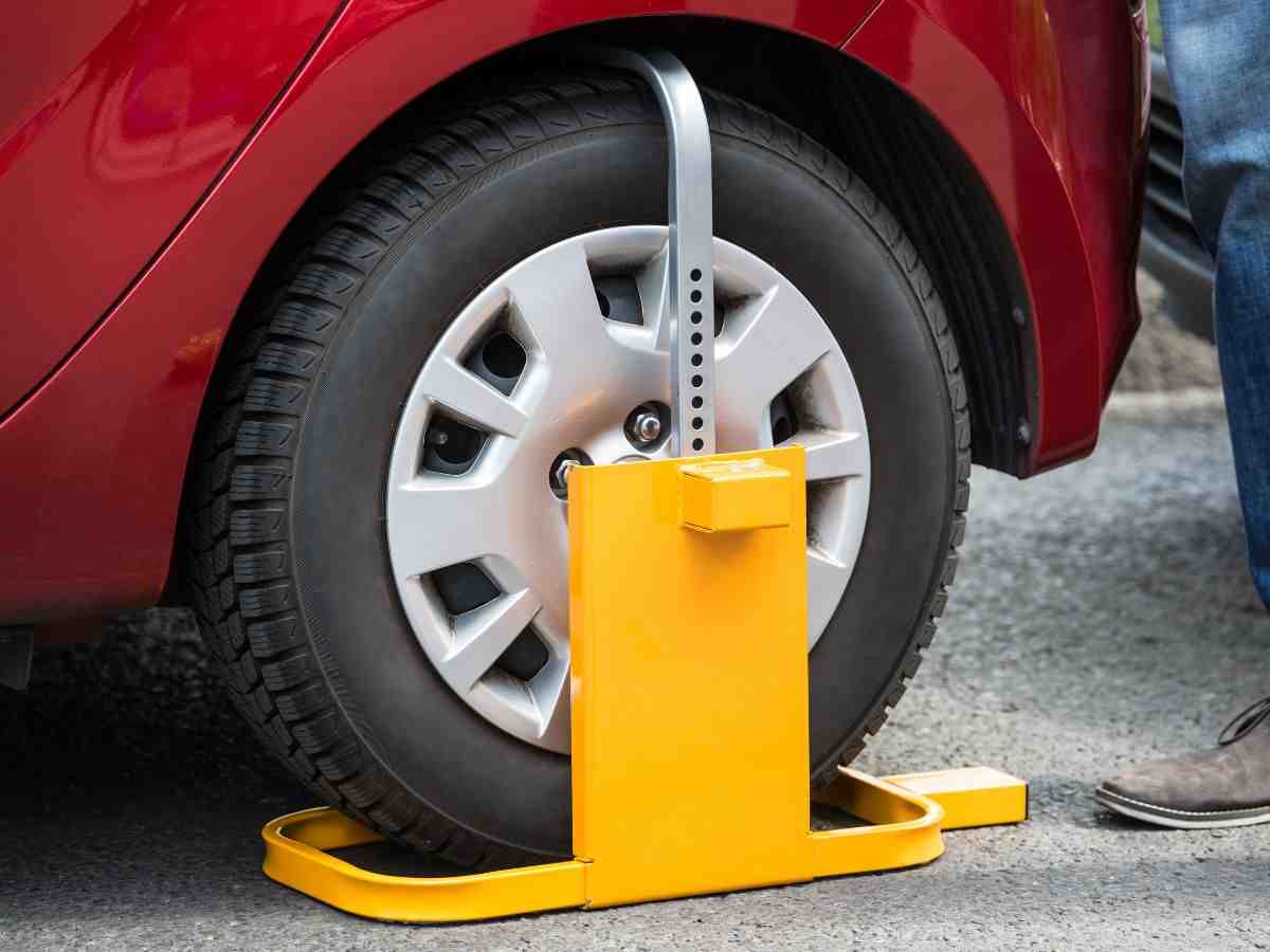 ganascia applicata a una ruota