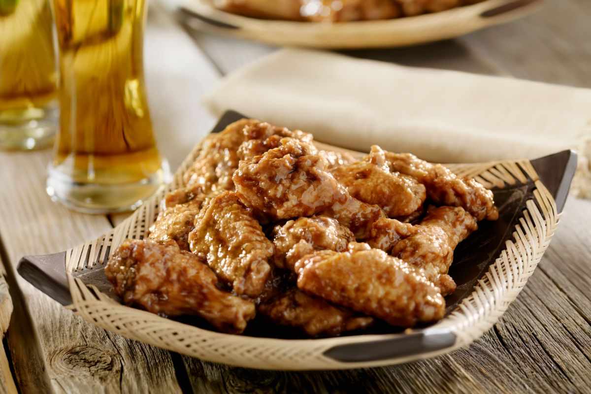 porzione di pollo alla birra